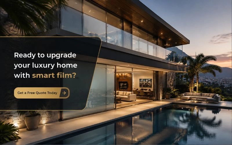 smart film for luxury villas and homes Pakistan