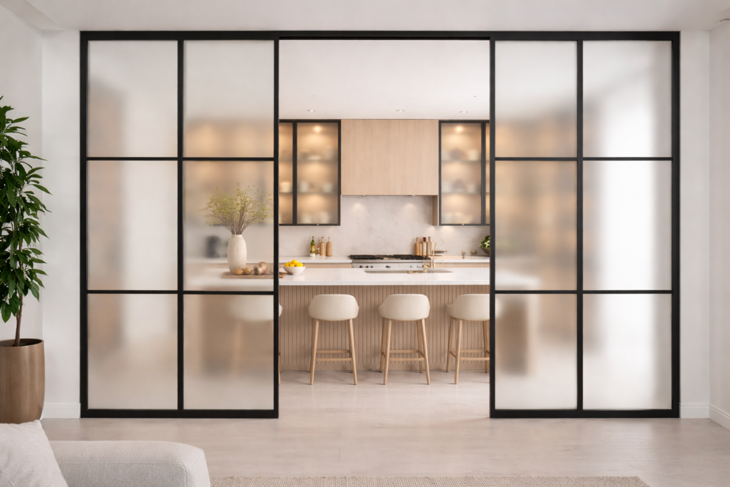 open kitchen privacy