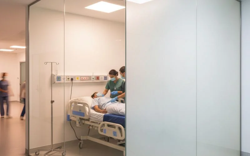 Smart Film for Hospital Privacy in Pakistan