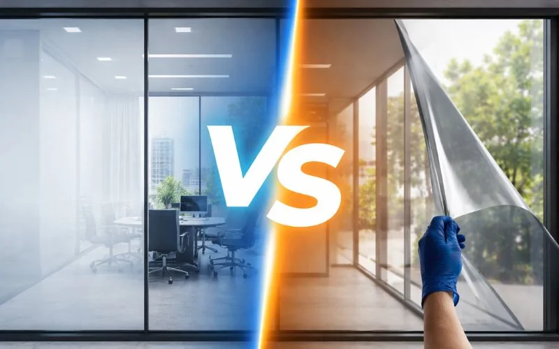 Smart glass vs smart film