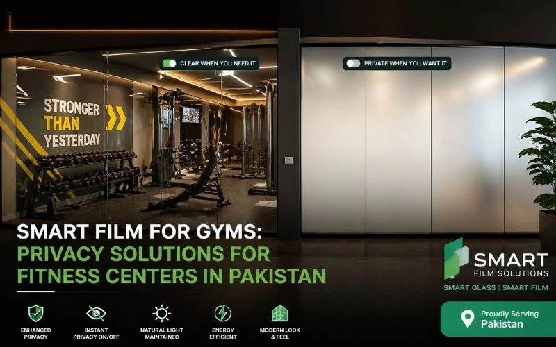 Smart Film for Gyms: Privacy Solutions for Fitness Centers in Pakistan