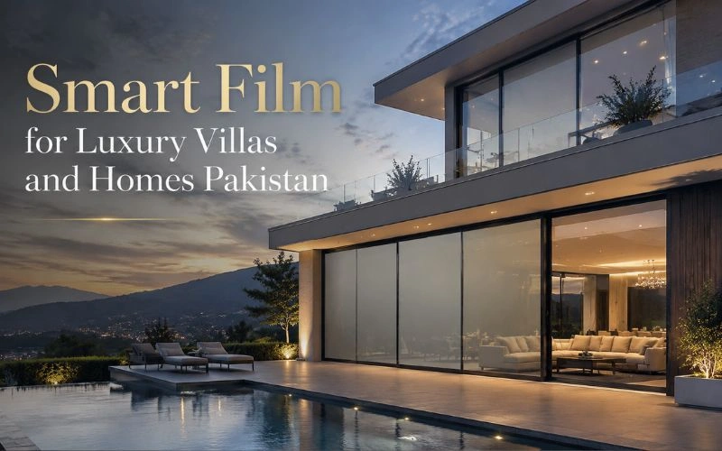 Smart Film for Luxury Villas and Homes Pakistan
